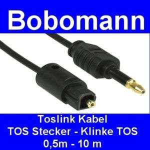 2m Toslink Kabel TOS + 3,5 Klinke TOS Laptop Verstärker  