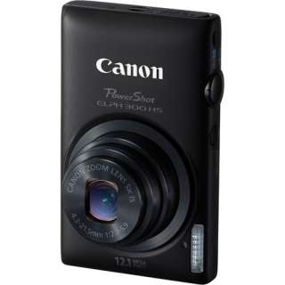 Canon Powershot 300 HS Digital ELPH Camera Black 13803133585  