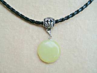 Süße Kette mit Lemon Jade Anhänger, Tibetsilber in Berlin 