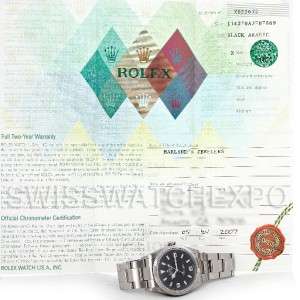 Mens Rolex Explorer I Steel Watch 114270  