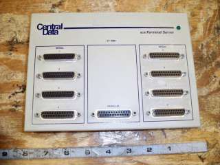 CENTRAL DATA ST 1008+ 8 Port SCSI Terminal Server + psu  