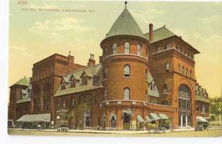 Georgia, GA, Americus, Hotel Winsor 1916 Postcard  