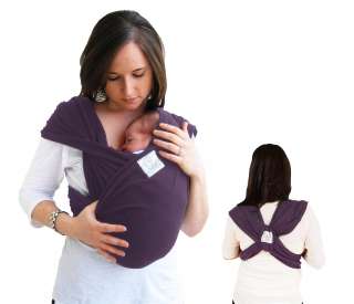 BABY KTAN DOUBLE SLING INFANT CARRIER EGGPLANT NEW  