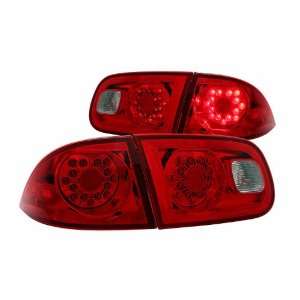 Anzo USA 321097 Buick Lucerne Red/Clear LED Tail Light Assembly 