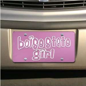  Boise State Broncos Pink Mirrored Boise State Girl License 