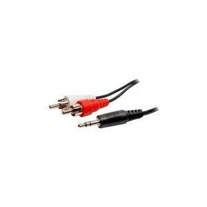  Cables Unlimited 25ft 3.5mm to 2 RCA Cable Electronics