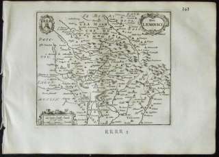   Carte Lemovici Limoges   r962   1666