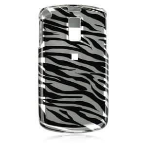  Black and Silver Zebra Animal Skin Design Snap On Cover 