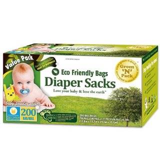 Green N Pack Eco Friendly 200 Count Baby Diaper Sacks(Special Offers)