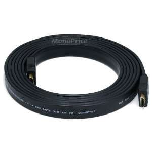  10FT 24AWG CL2 High Speed w/ Ethernet Flat HDMI Cable 