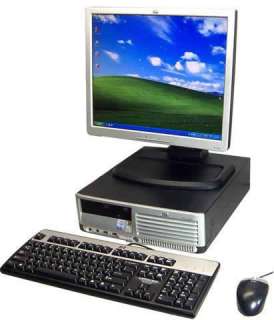 HP DC7700 PC SYSTEM DUAL CORE 3.0GHZ 80GB 1GB DVD/CDRW XP & 17 TFT 