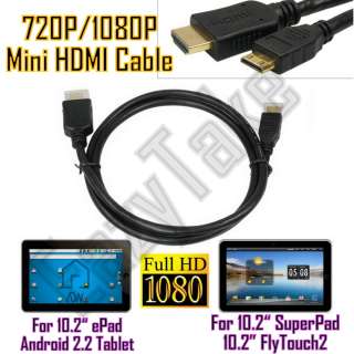 Mini HDMI Cable For 10 ePad 10.2 SuperPad FlyTouch2  
