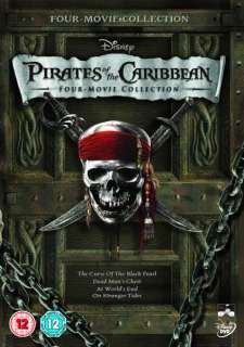 Pirates of the Caribbean DVD Box Set (1 4)   DVD   New 8717418327965 