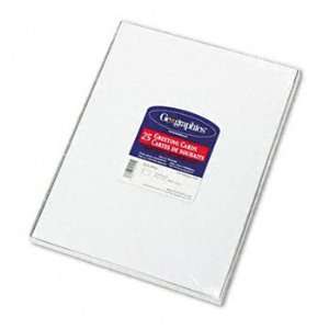  Geographics® Blank Greeting Cards CARD,GRTNG,25/PK,WE 