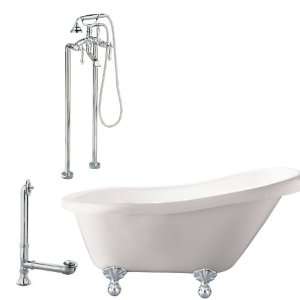  Giagni LH2 PC Hawthorne Floor Mounted Faucet Package 