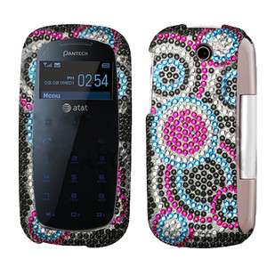 New For AT&T Pantech P7000 Impact Bubble Crystal Full Bling Stone 