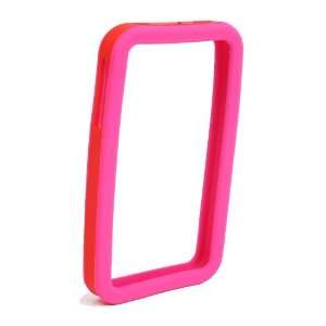 IPS226 Secure Grip Rubber Bumper Frame for iPhone 4   Pink 