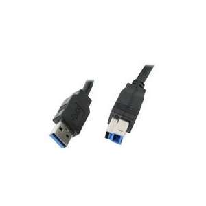  Kaybles 6 ft. USB 3.0 A Male to B Male Cable in Black 