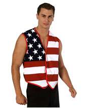 Stars and Stripes American Flag Vest