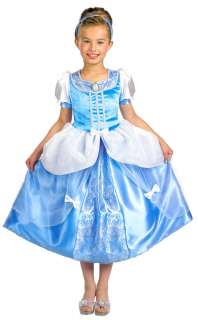 Deluxe Girls Cinderella Costume   Disney Princess Costumes