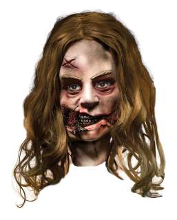 The Walking Dead   Little Girl Zombie Deluxe Mask (Adult)   Includes 
