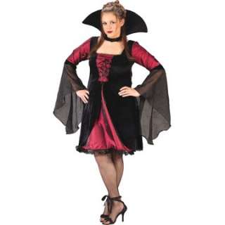 Adult Plus Size Sweet Sexy Vampiress Costume   Gothic Vampire Costumes 