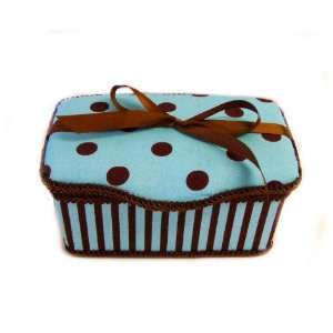  Blue Polka Dots Boutique baby wipes case Baby