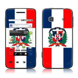  Dominican Republic Flag Design Protective Skin Decal 