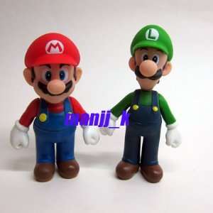    NEW Super Mario Figure 11cm Mario & 12cm Luigi Toys & Games