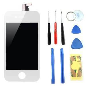  White Replacement LCD Touch Screen digitizer Panel 