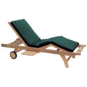  Royal Teak Sun Bed Outdoor Chaise Lounge Cushion Patio 