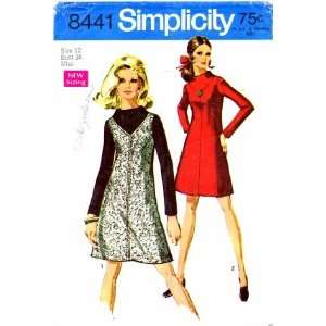  Simplicity 8441 Sewing Pattern Misses Dress Size 12   Bust 