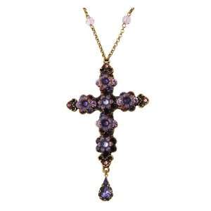  Gorgeous Michal Negrin Handmade Cross Medallion Necklace 