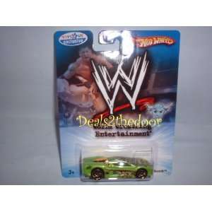 Hot Wheels WWE 164 Scale Die Cast   Green Reverb   The ROCK   Toys R 