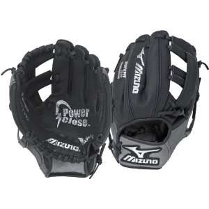 Mizuno Prospect GPP901 Youth Baseball Glove (Black/Smoke, 9 Inch 
