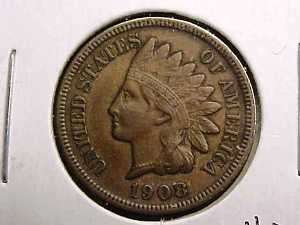 RARE 1908 S Indian Head Cent Penny AU UNC BIN OFFER  
