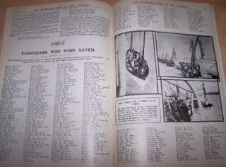 1972 TITANIC PAPER Reprint of the 1912 Disaster  