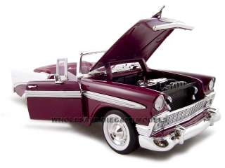   diecast model of 1956 Chevrolet Bel Air Convertible by Road Signature