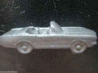 MONOPOLY PEWTER TOKEN 1964 FORD MUSTANG CONVERTIBLE  