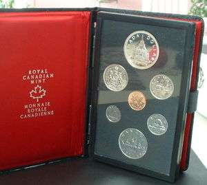 1976 CANADA DOUBLE DOLLAR PROOF SET   7 COIN SET    WITH COA 