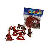 RTD Auctions   36 Plastic Cowboys and Indians Toy Soldiers