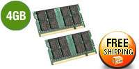 mushkin 4GB (2 x 2GB) DDR2 667 Dual Channel Kit Laptop Memory