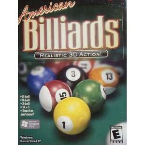 PC Game Play Realistic Pool Action Table Designs Plus{Win XP/Vista 