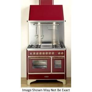 UMD100SMPBX 40 Traditional Style Chrome Trim Dual Fuel Range With 4 