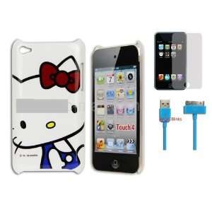  Kitty White Plastic Hard Case Cover for iPod Touch 4 (4th Generation 