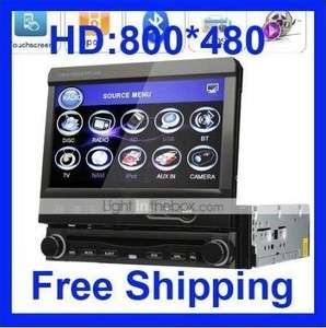 For Sale 7In dash Car DVD CD  Radio BT Ipod Player HD Detachable 