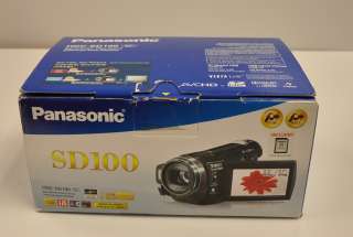 NEW Panasonic HDC SD100 Camcorder Recorder High Definiton Video Camera 