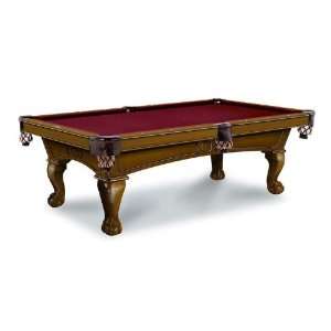   Pool Tables Sonoma in Brandy Wine with Ball & Claw Feet Sports