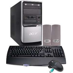  Acer Aspire Pentium D 3.0GHz 1GB 250GB DVD±RW Vista 