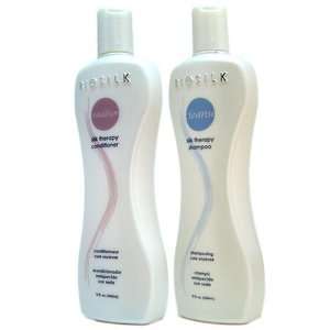 Biosilk Silk Therapy Shampoo350ml+silk Therapy Conditioner350ml Combo